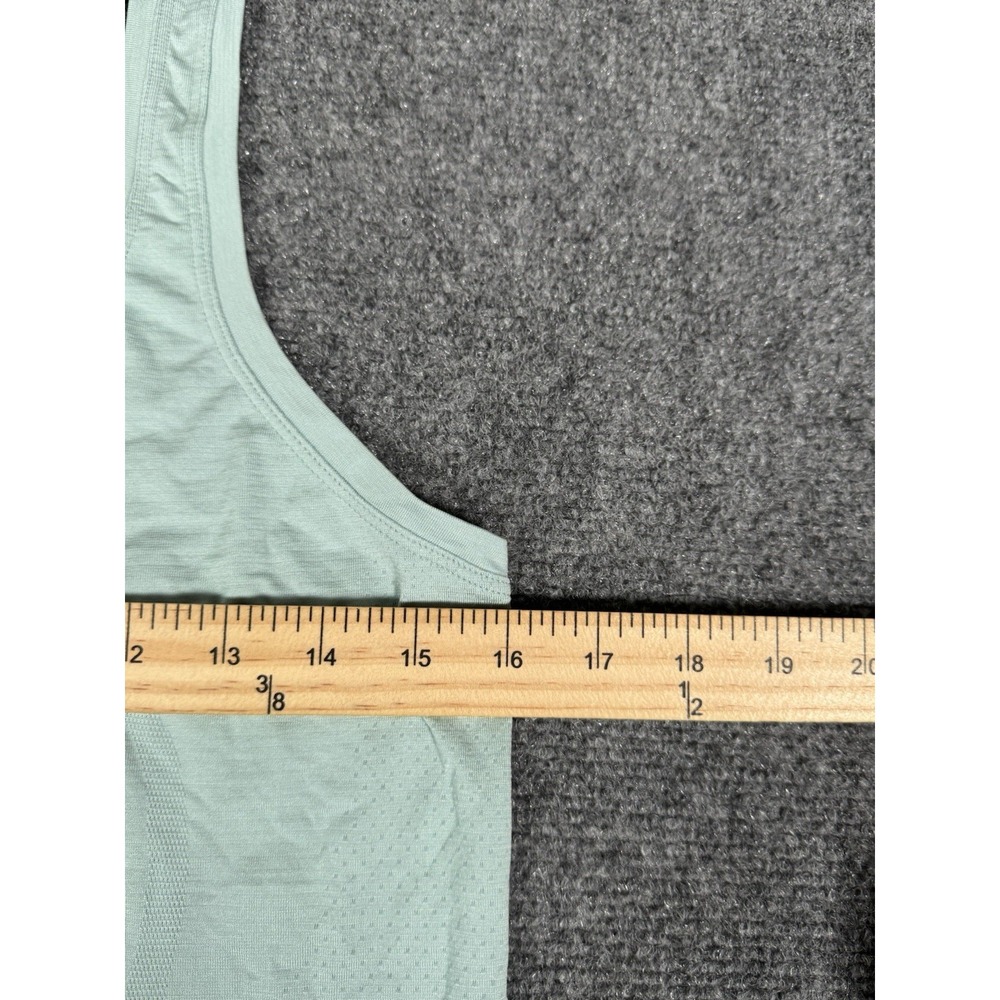 Vintage Lululemon‎ Swiftly Tech Tank Top Womens 6 Heathered Fresh Teal Racerback - Picture 9 of 12